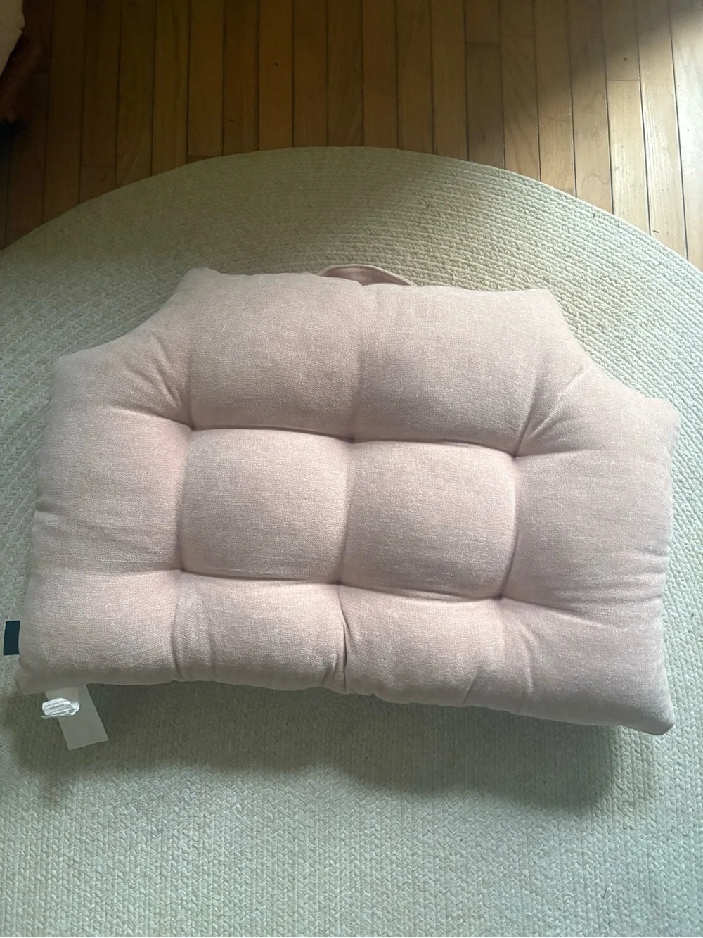 College Dorm Headbord Pillow Cushion in Blush Pink